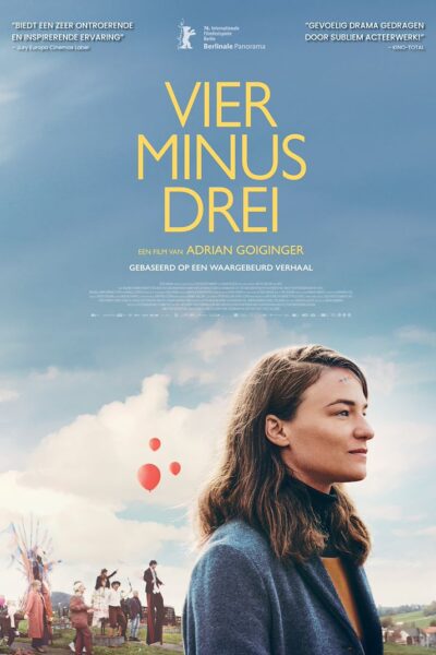 Vier minus drei